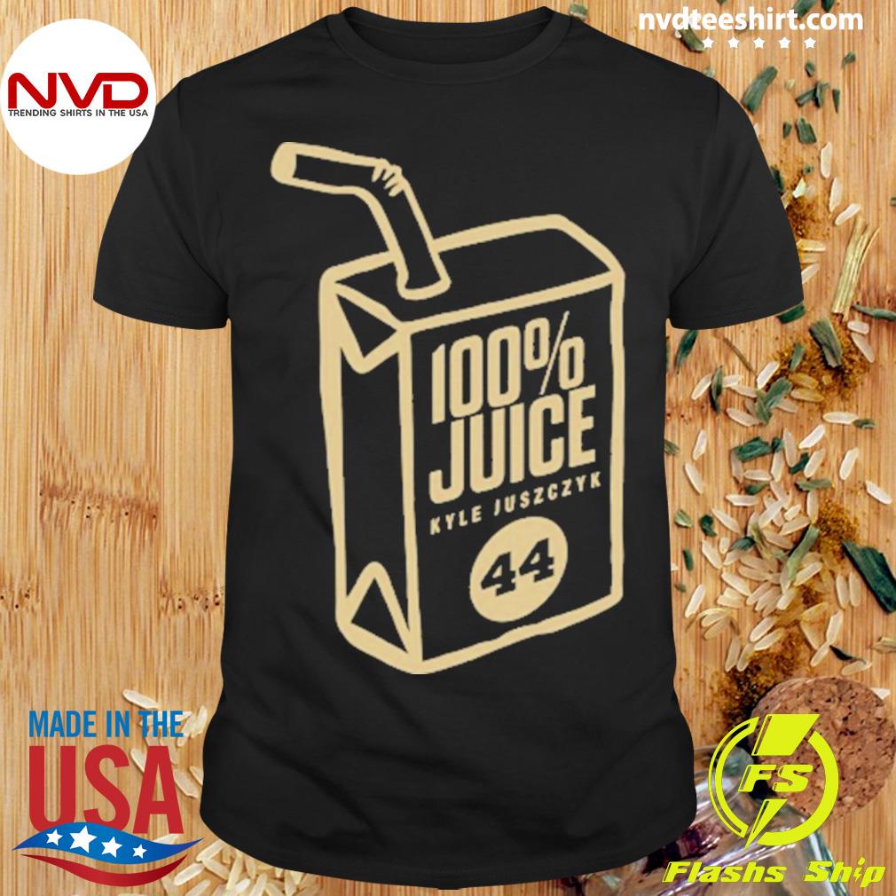 Box 100% juice kyle juszczyk number 44 shirt, hoodie, longsleeve, sweater