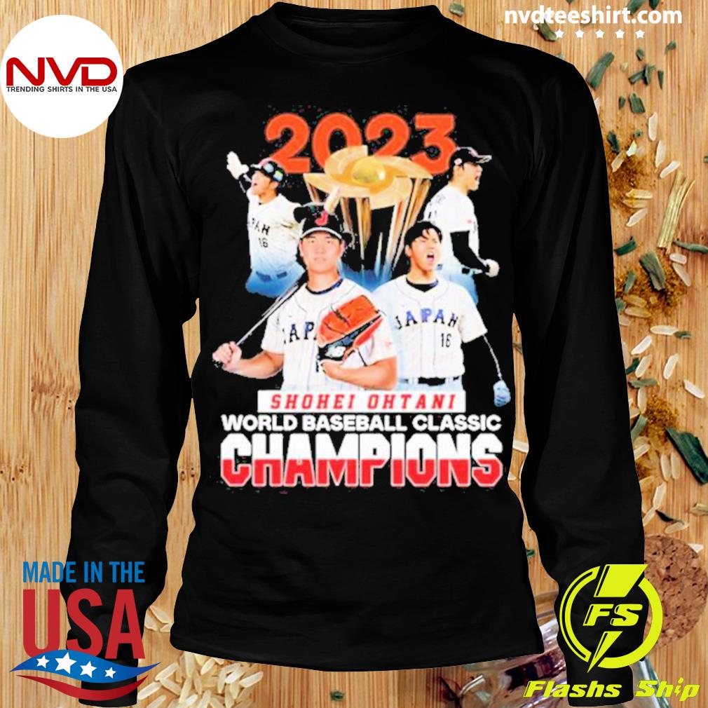 Shohei Ohtani # Japan Champs 2023 World Baseball Classic Signature T-Shirt