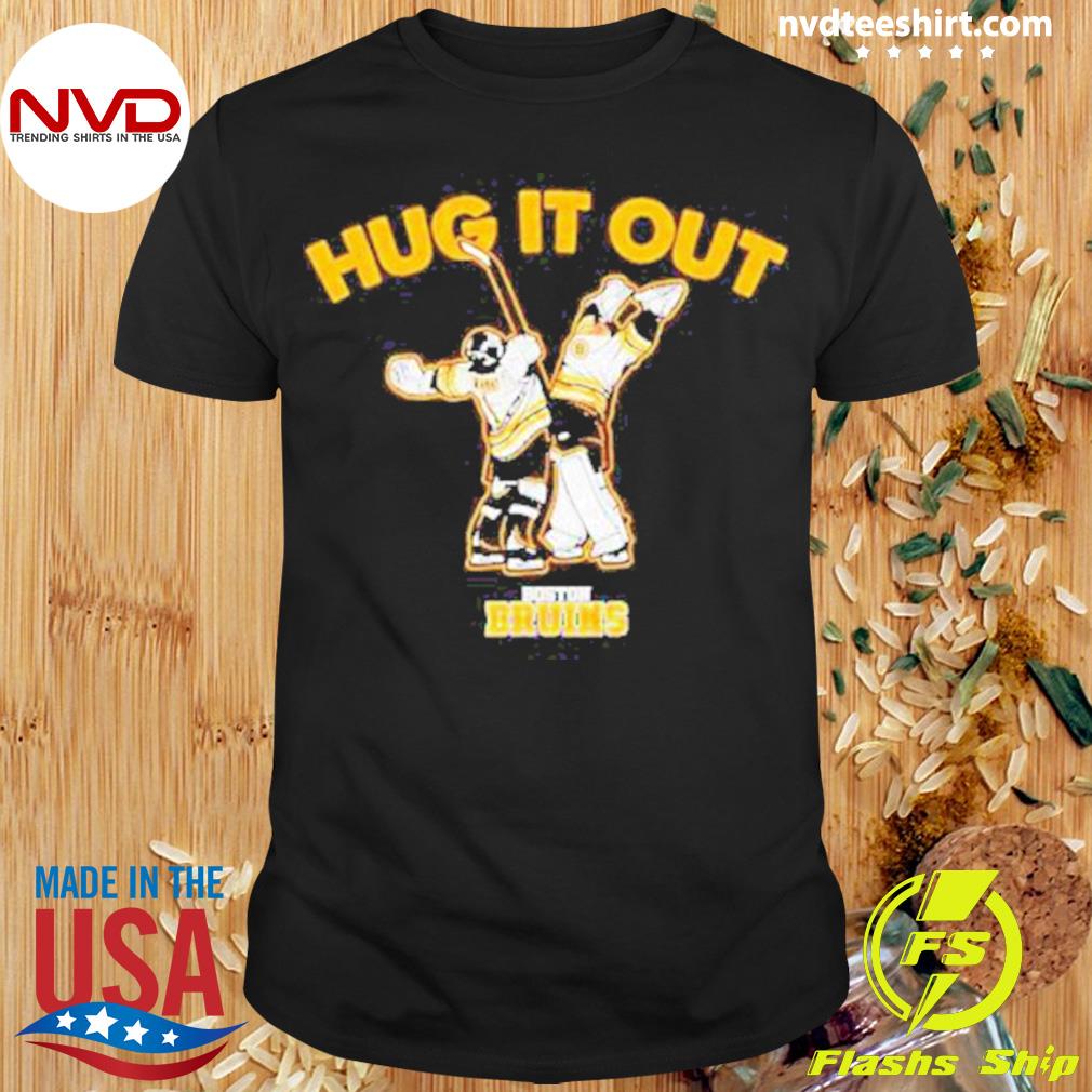 2023 Goalies Hug It Out Boston Bruins Shirt