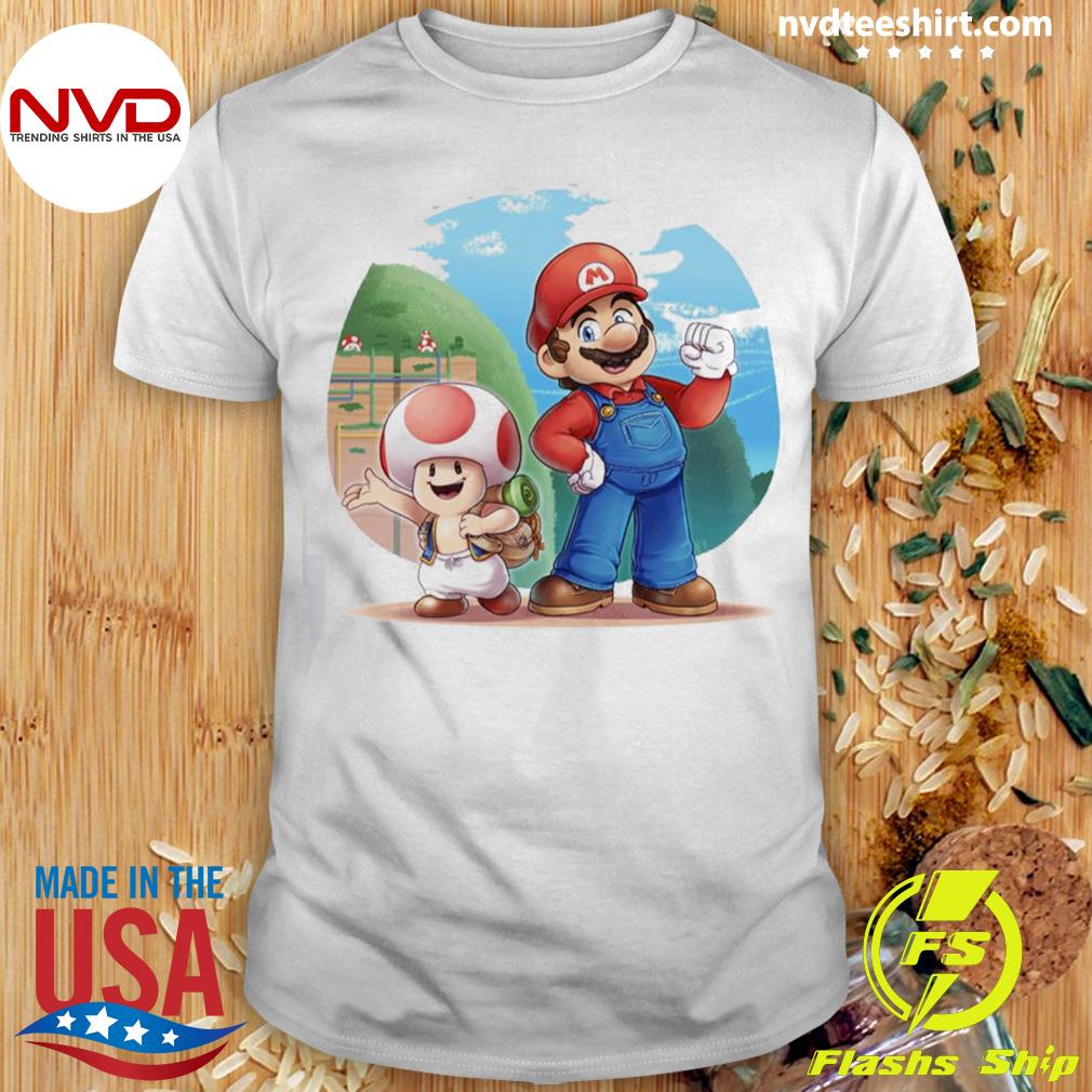 Art Super Mario Movie Shirt