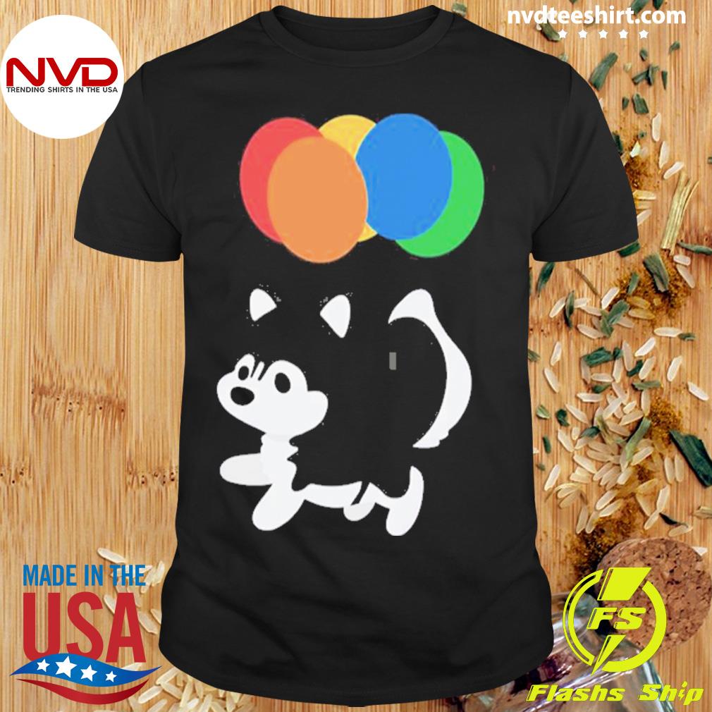 Balloon Husky Chibi Dog Shirt