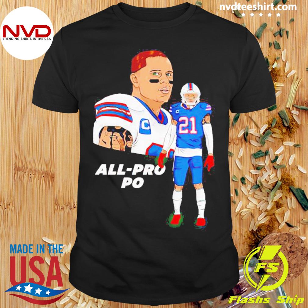 Buffalo Bills Jordan Poyer All-Pro Po Shirt