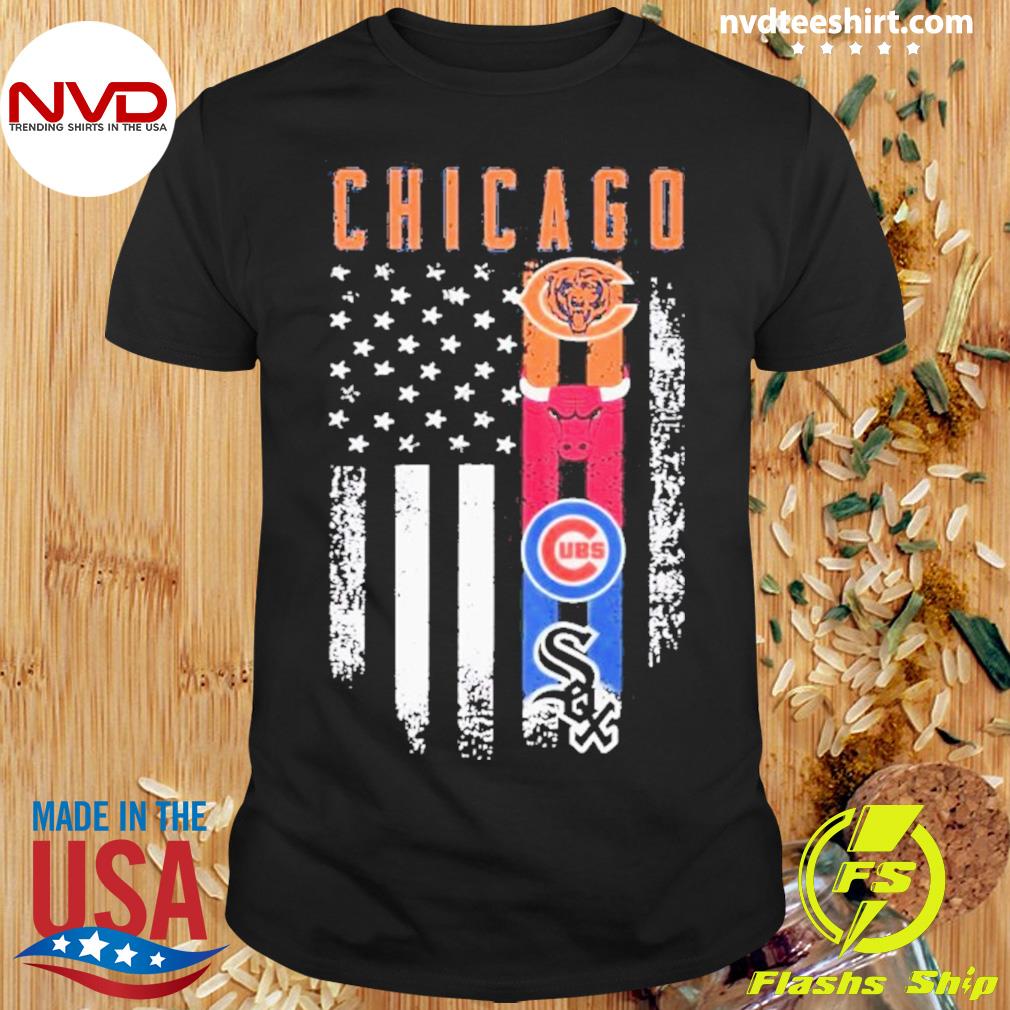 Chicago Bulls Ubs Sox Vintage Flag Shirt
