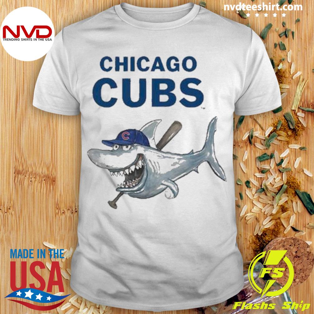 Nice chicago Cubs Tiny Turnip Youth Shark Logo 2023 T-Shirt