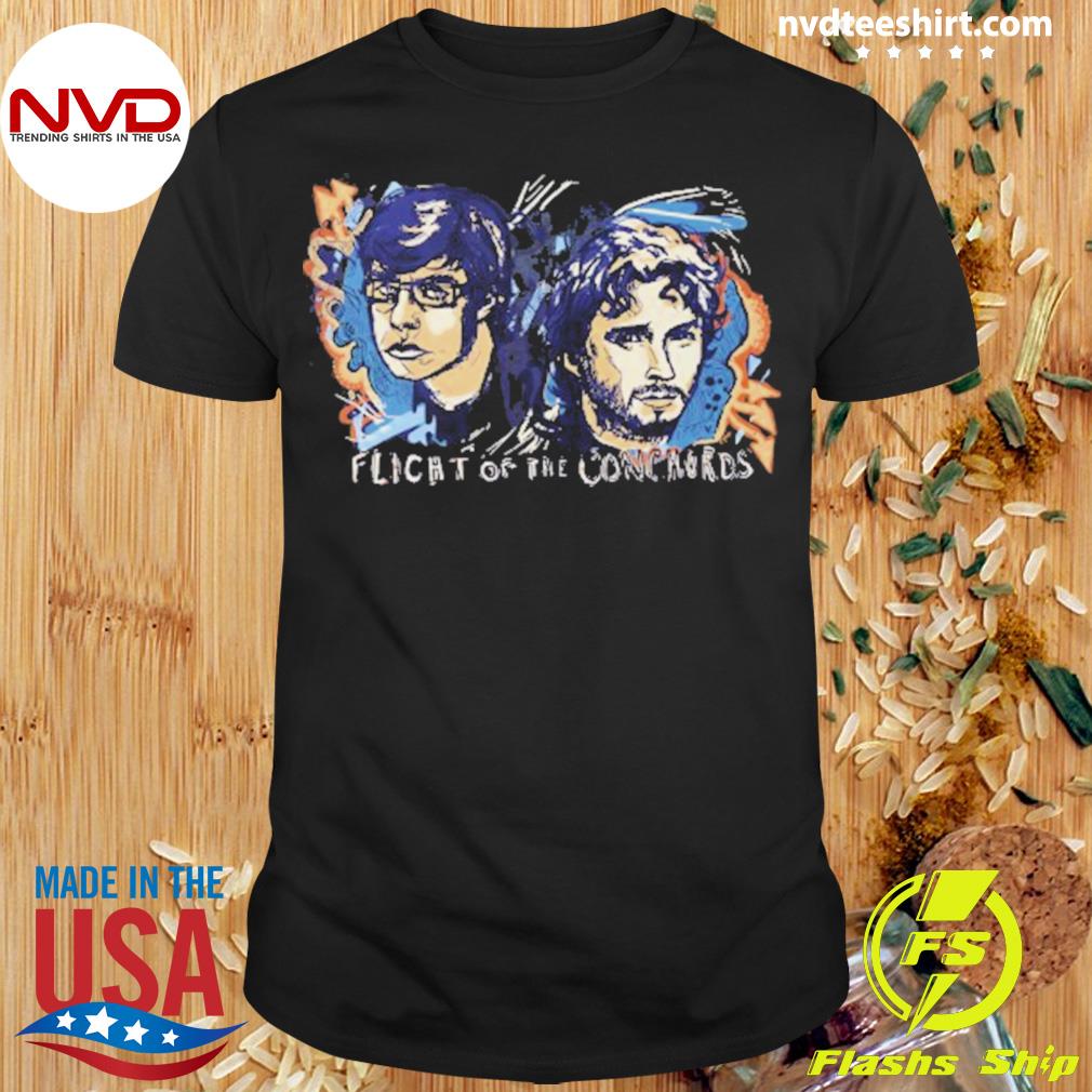 Color Retro Flight Of The Conchords Shirt
