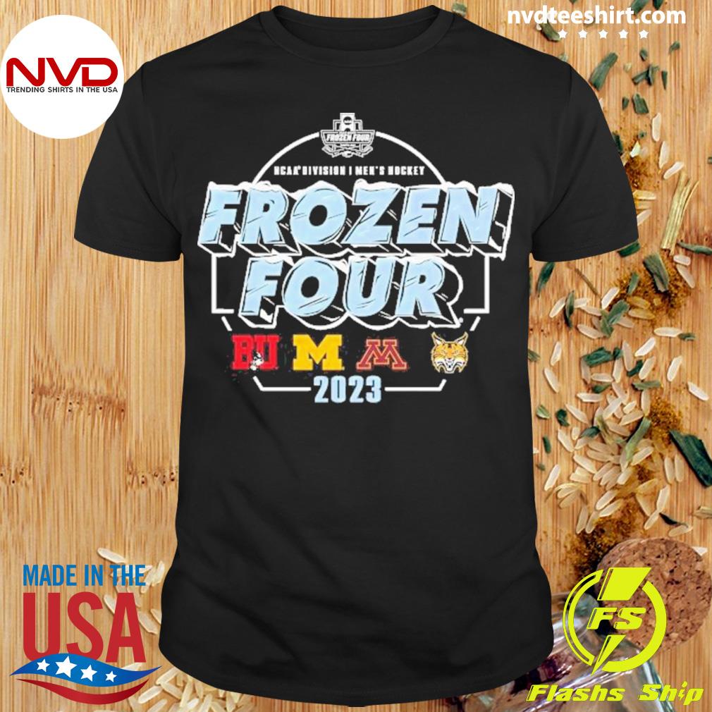 Four Teams 2023 NCAA Frozen Four Men’s Ice Hockey Shirt