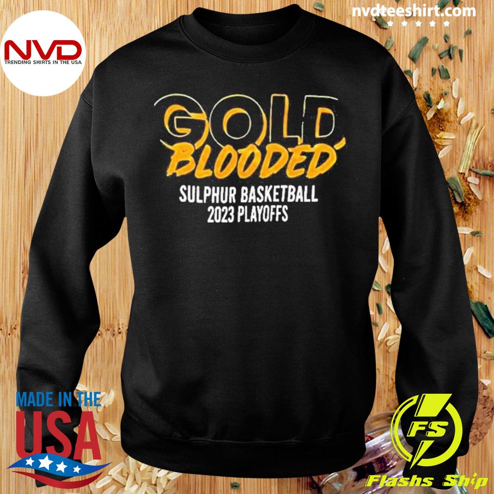 Gold Blooded sulphur basketball 2023 playoff t-shirt - Yeswefollow