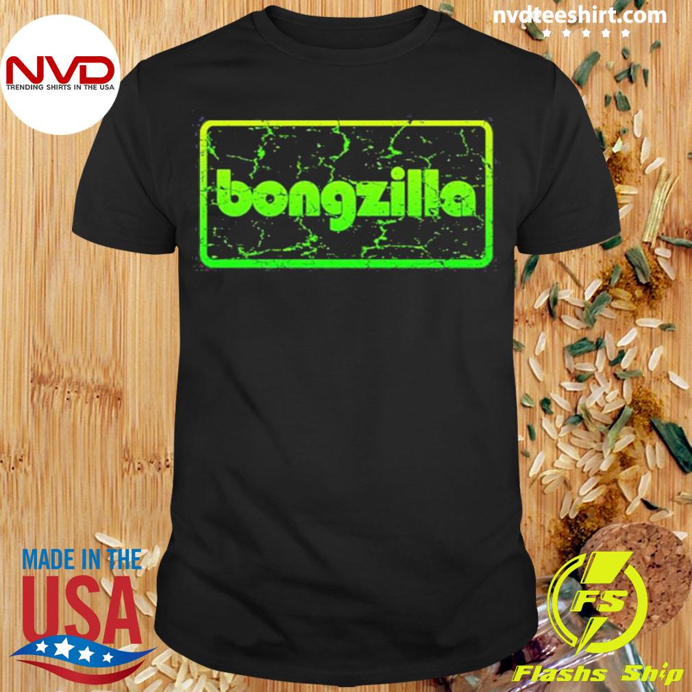 Green Black Logo Bongzilla Band Shirt