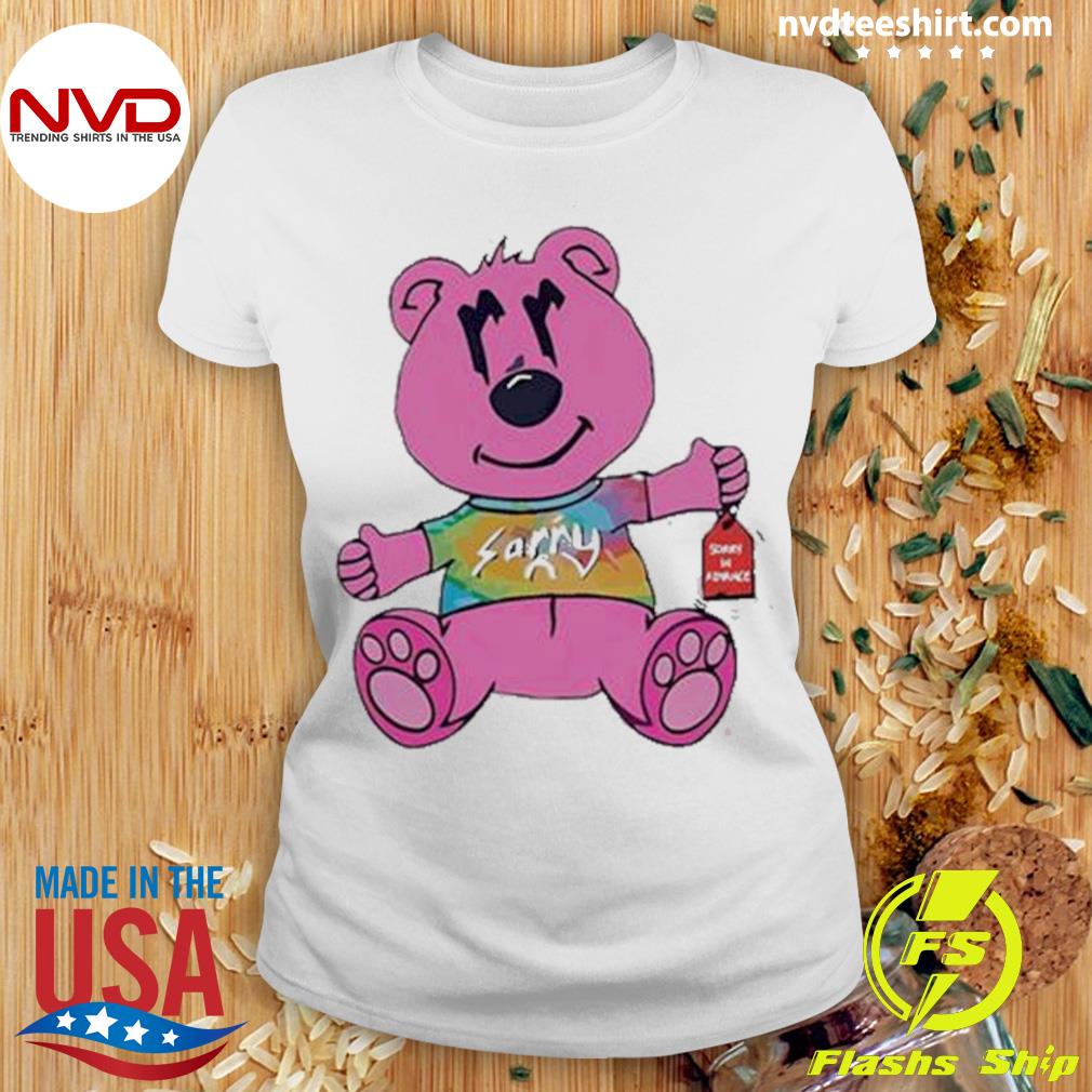 Joe Burrow Sorry In Advance Shirts Sorry Pink Bear - Teebreat