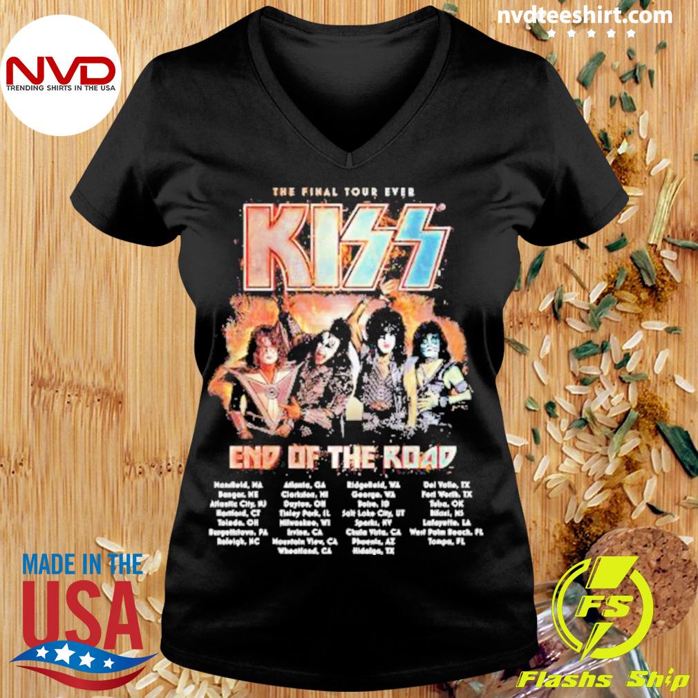 Kiss Band 2023 End Of The Road World Tour Shirt - NVDTeeshirt