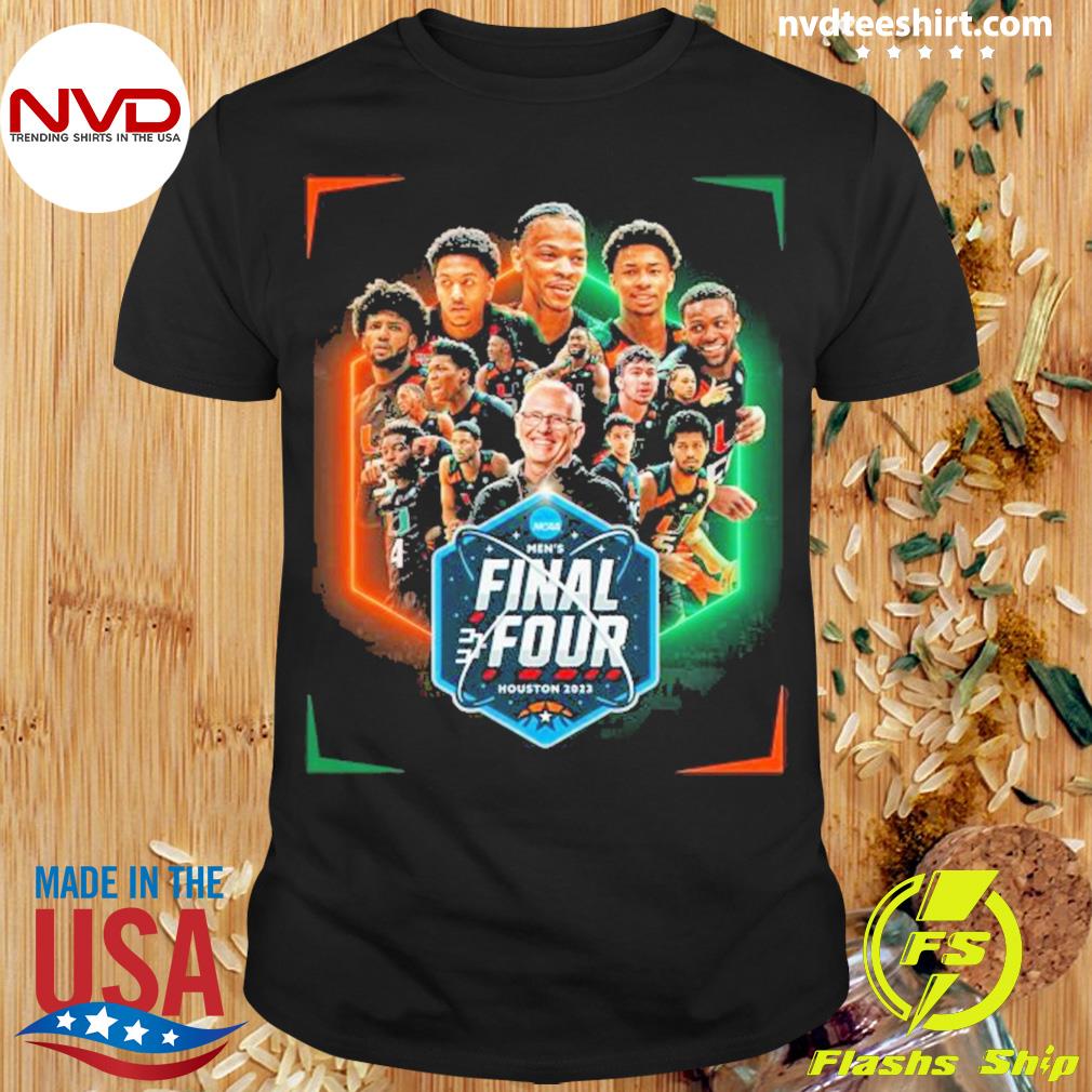 Miami Men’s Basketball Team 2023 Ncaa Final Four Shirt