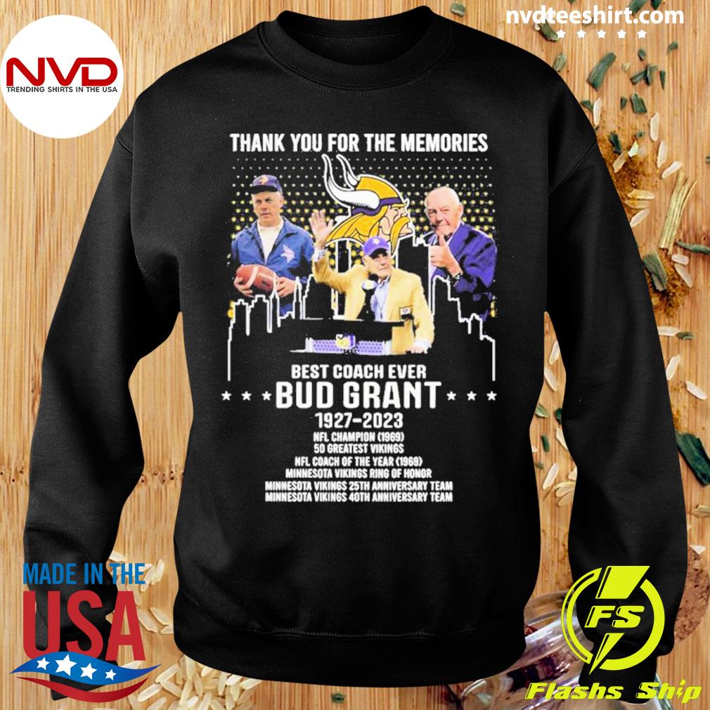 Bud Grant Minnesota Vikings 1980 Shirt, hoodie, sweater, long sleeve and  tank top