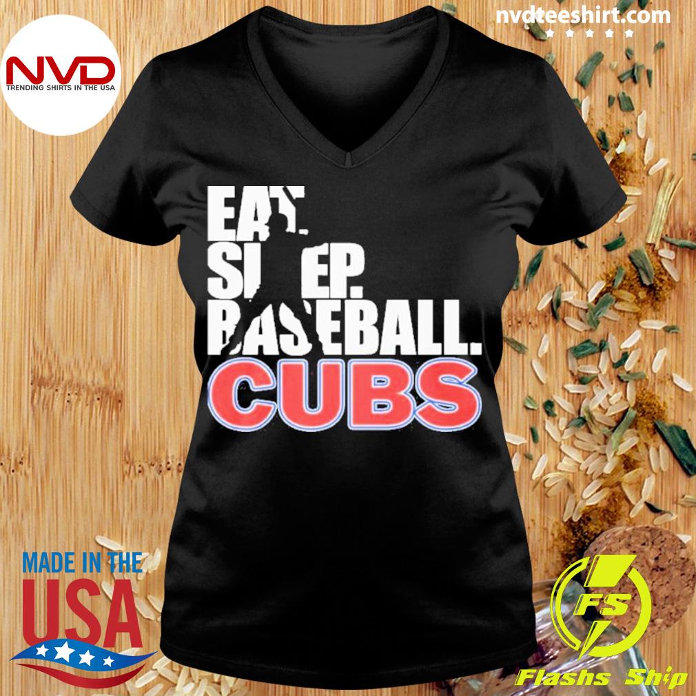 Eat Sleep Baseball Cubs 2023 Shirt