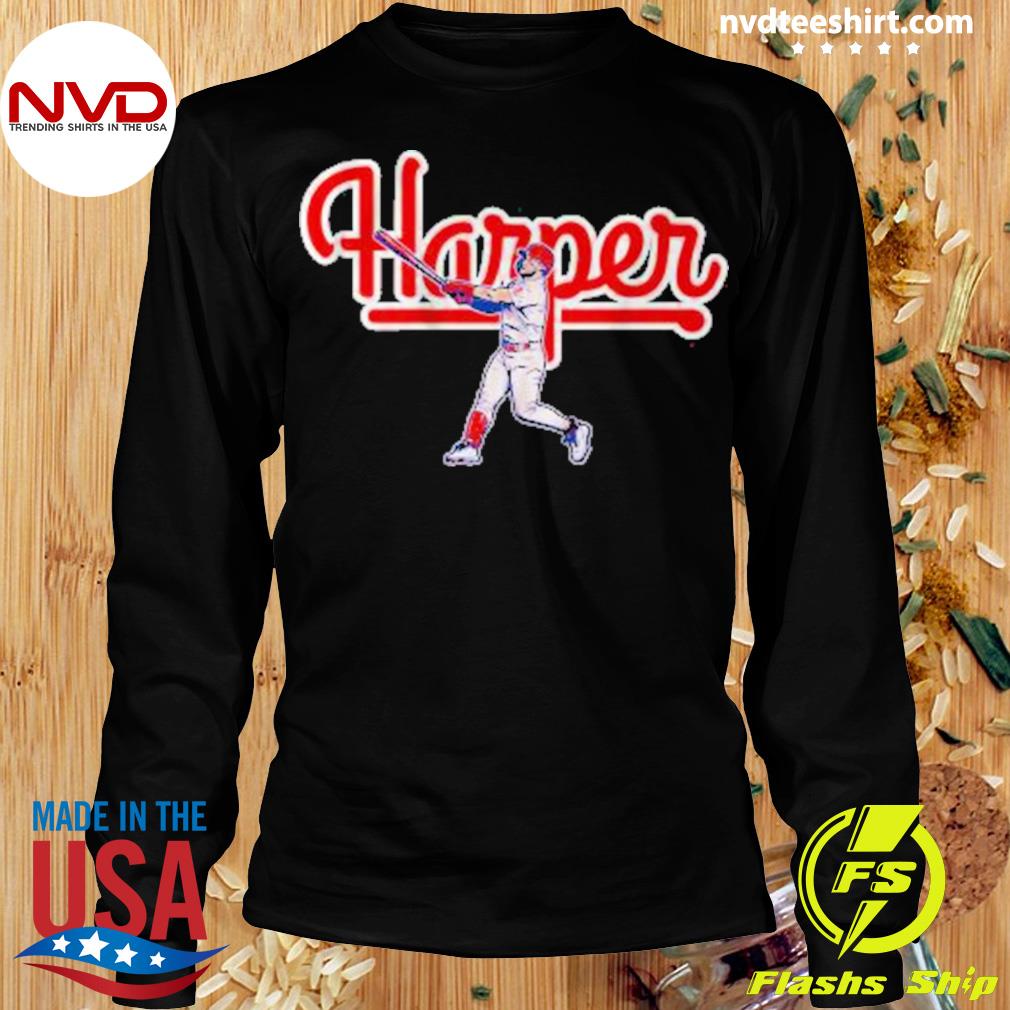 Bryce Harper The Swing Of His Life Shirt Philadelphia Phillies -  Skullridding