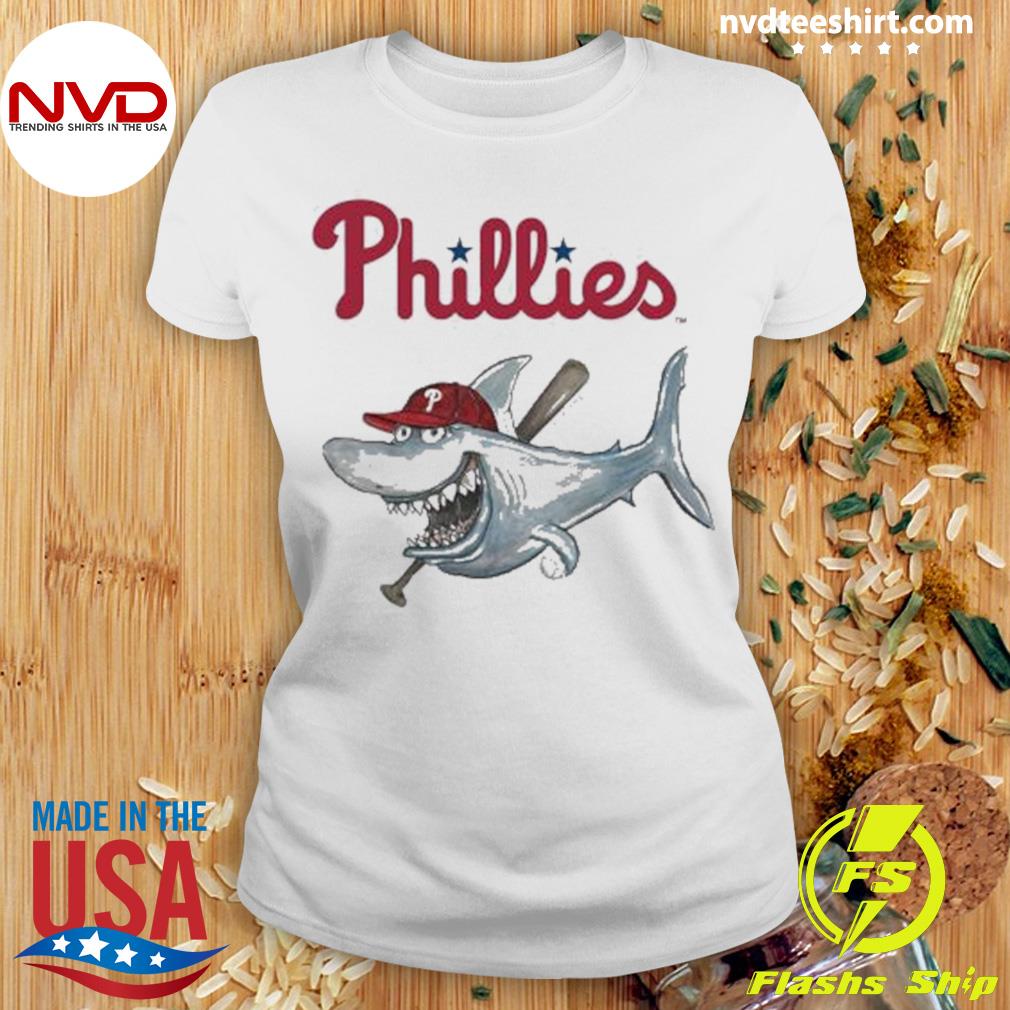 Awesome philadelphia Phillies Tiny Turnip Youth Shark Logo 2023 T-Shirt,  hoodie, longsleeve, sweatshirt, v-neck tee