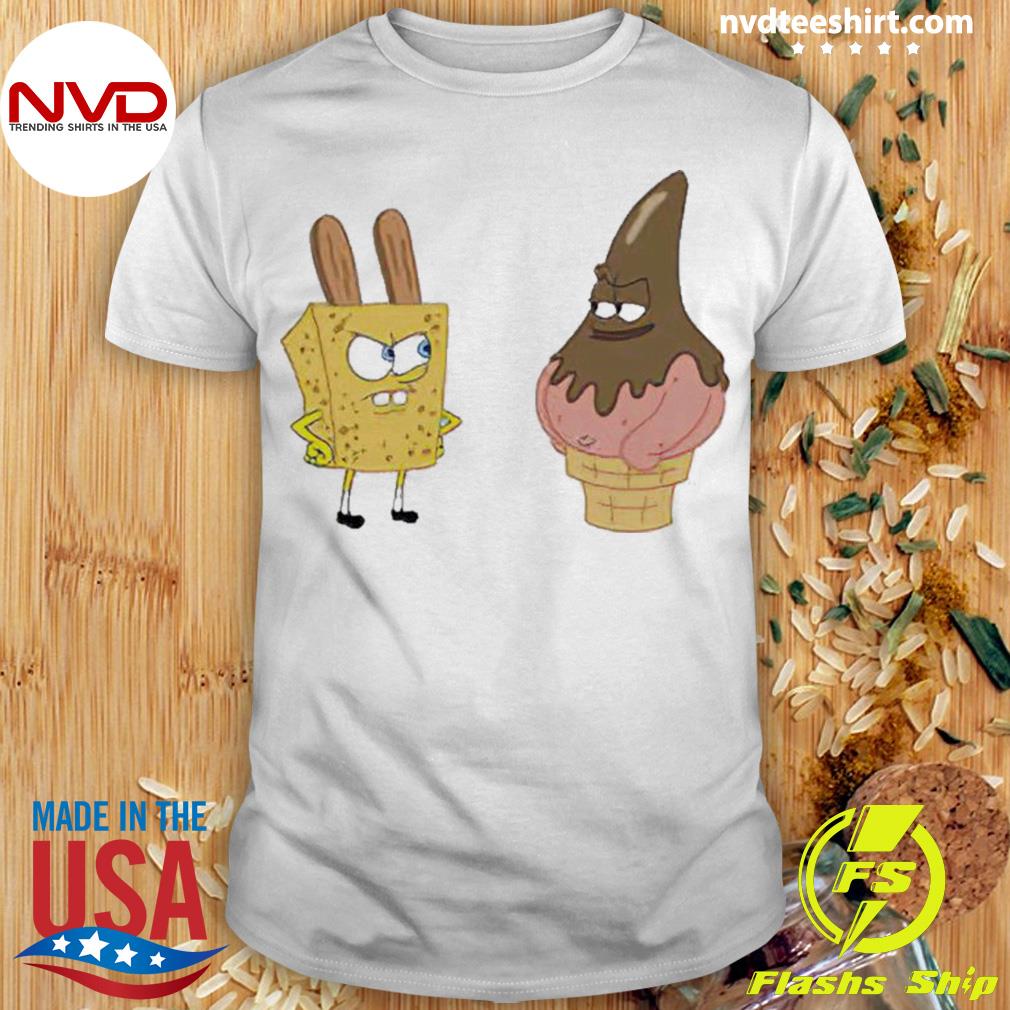 Spongebob And Patrick The Fry Cook Games Shirt