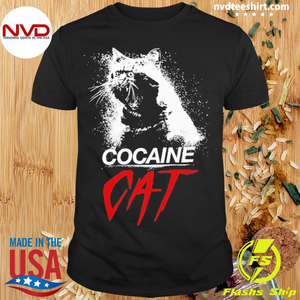 The Original Pizza Cat Cocaine Cat Shirt