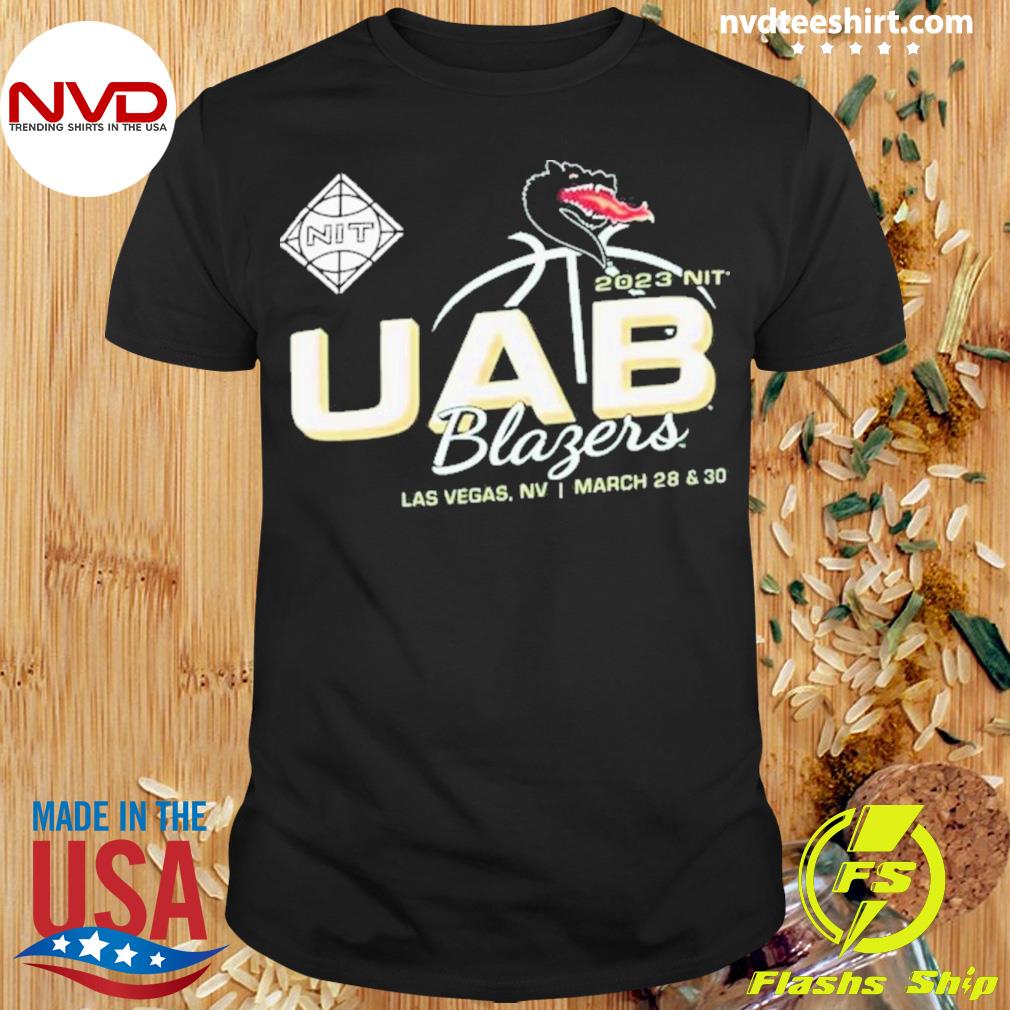 Uab Blazers 2023 Division I Men’s Basketball Postseason Nit Shirt