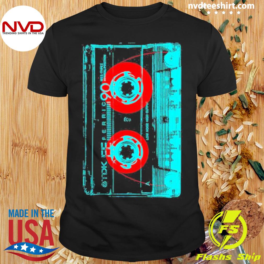 Vintage Retro Tuor Vintage Cassette Pop Art Style Shirt