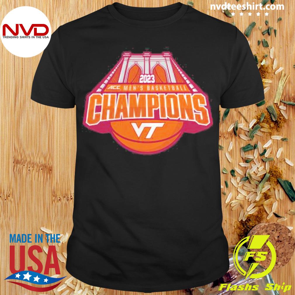 Virginia Tech Hokies 2023 Acc Men’s Basketball Champions Shirt