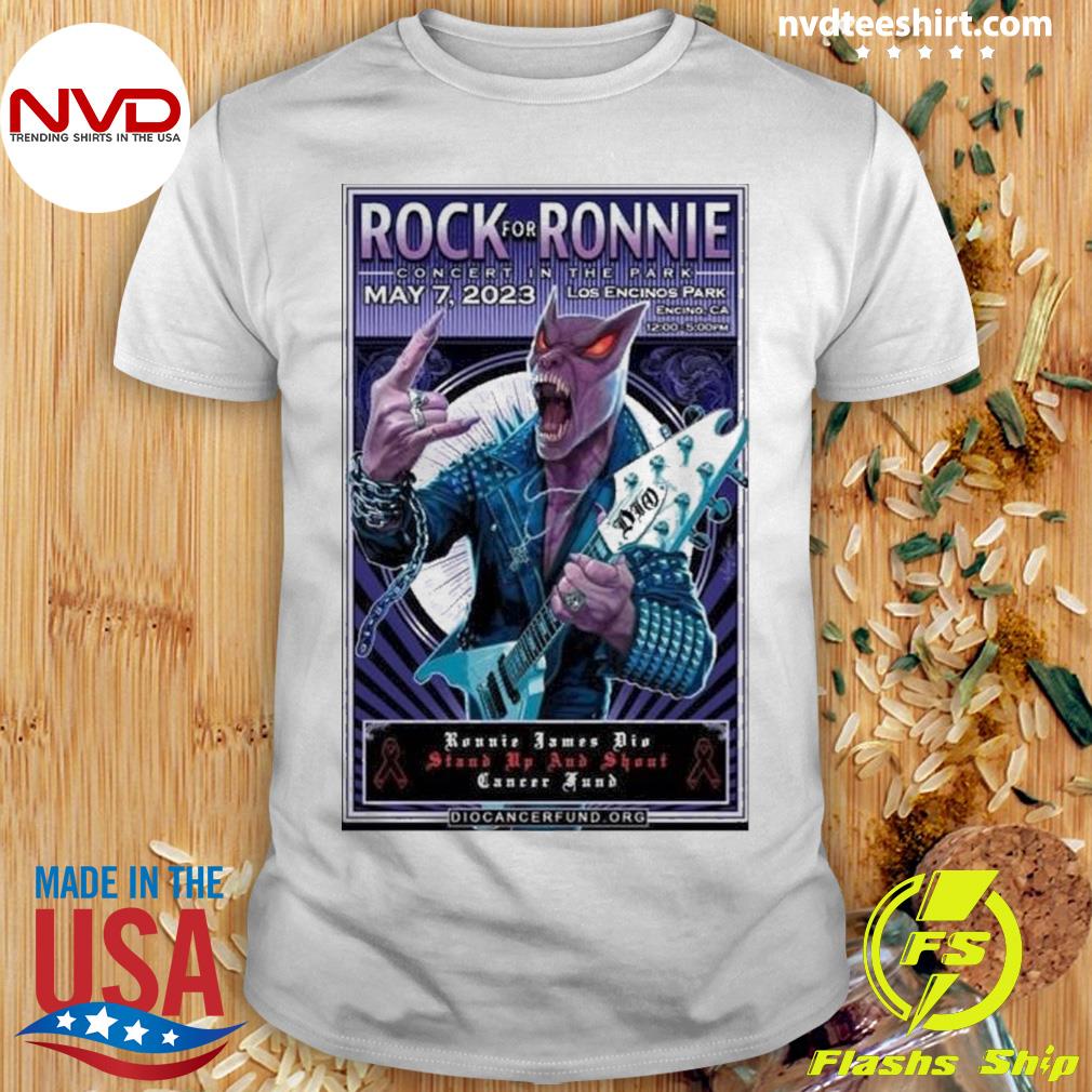 All-star Jam Announced For Rock For Ronnie Concert In The Park Shirt