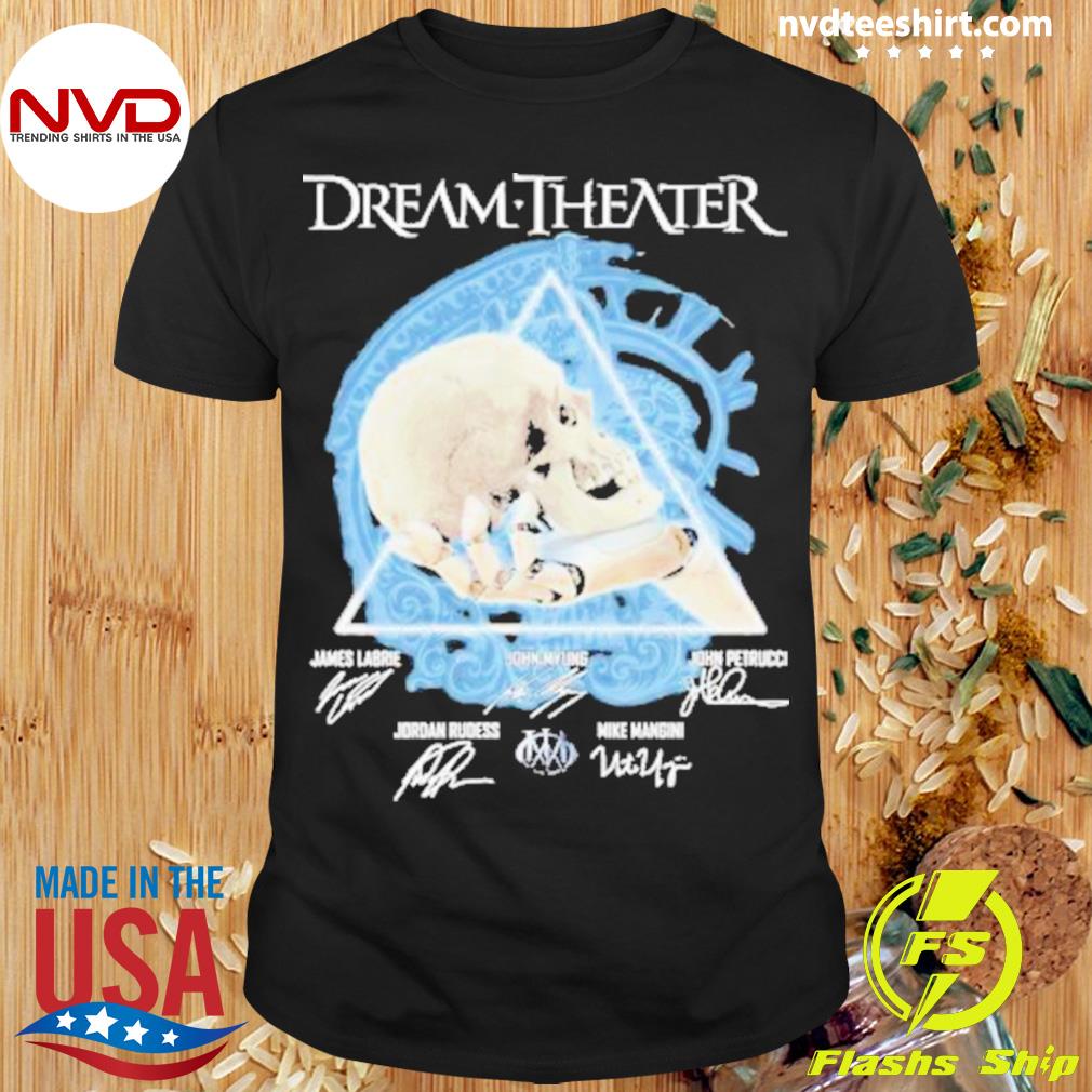 Dream Labrie Myung Petrucci Rudess And Mangini Theater Signatures Shirt
