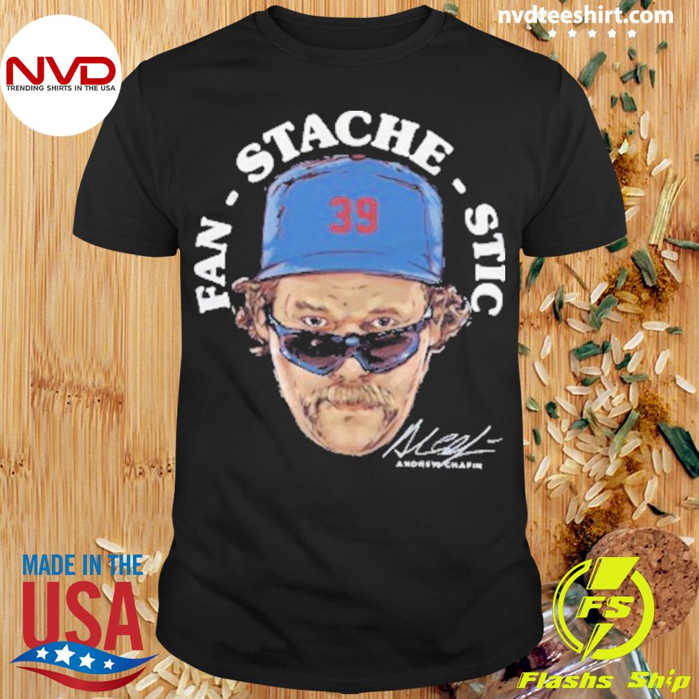 Fan Stache Stic Andrew Chafin Baseball Shirt