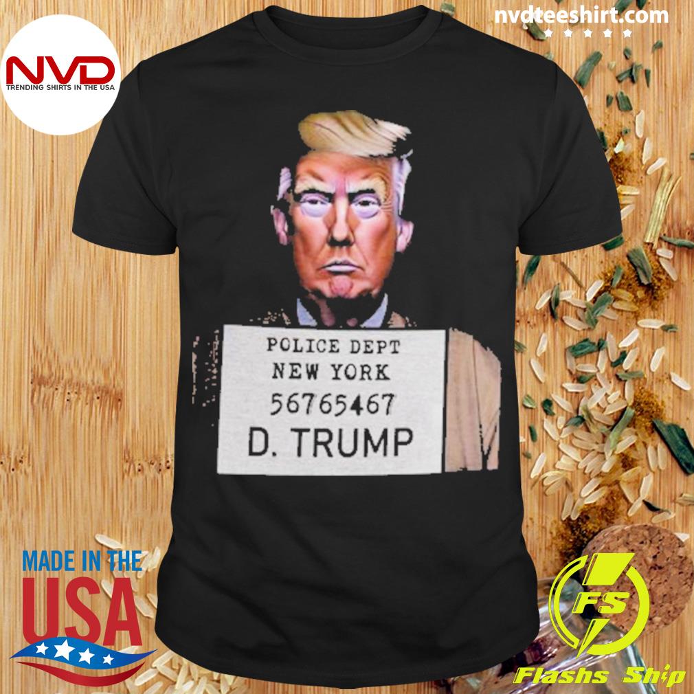 Free Donald Trump Mugshot Shirt
