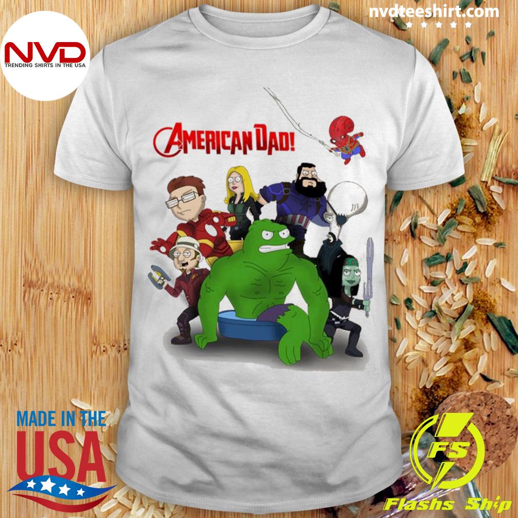 Funny Avengers Parody American Dad Shirt