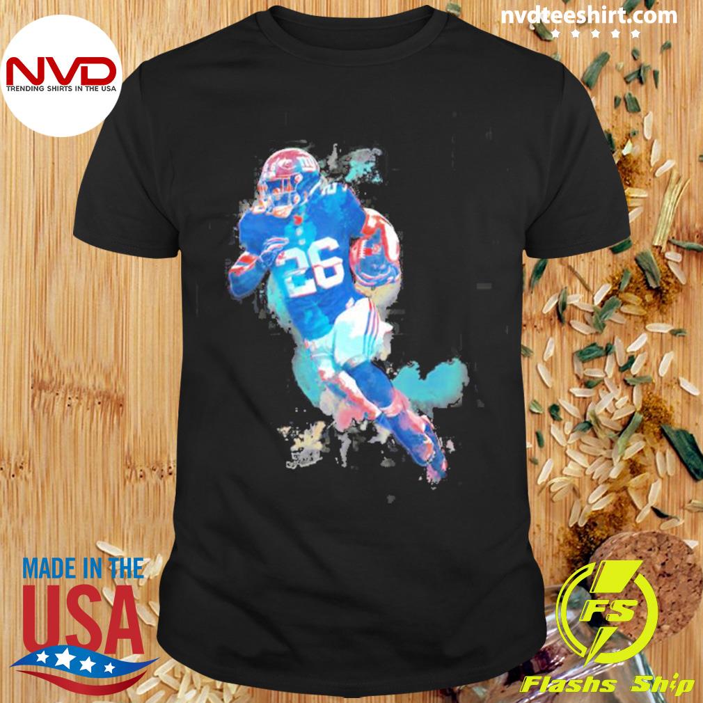 Giant Saq Barkley Running Back Football Shirt