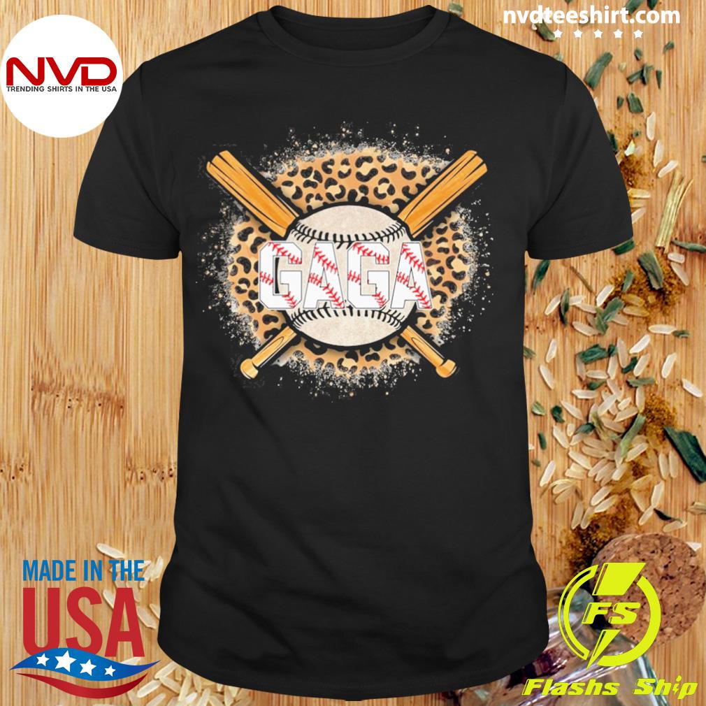 Leopard Baseball Bat Gaga Shirt