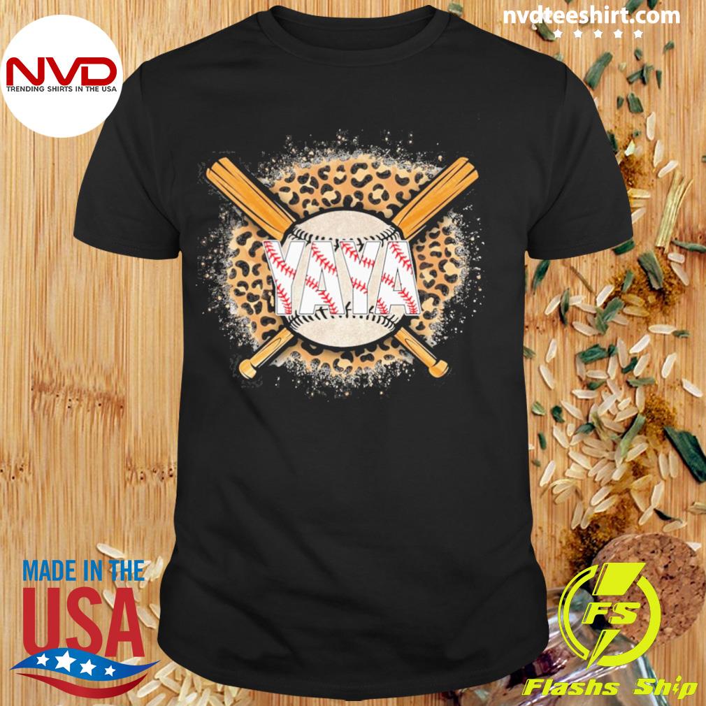 Leopard Baseball Bat Yaya Shirt