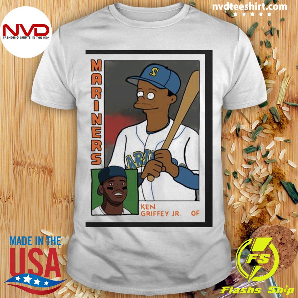 Mariners Ken Griffey Jr 24 Card Baseball Shirt
