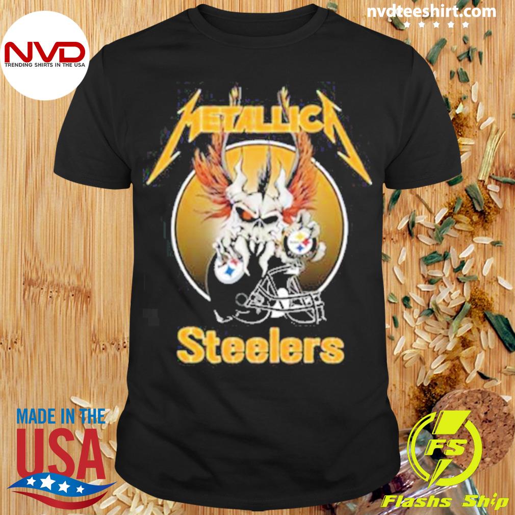 Metallica Pittsburgh Steelers Shirt