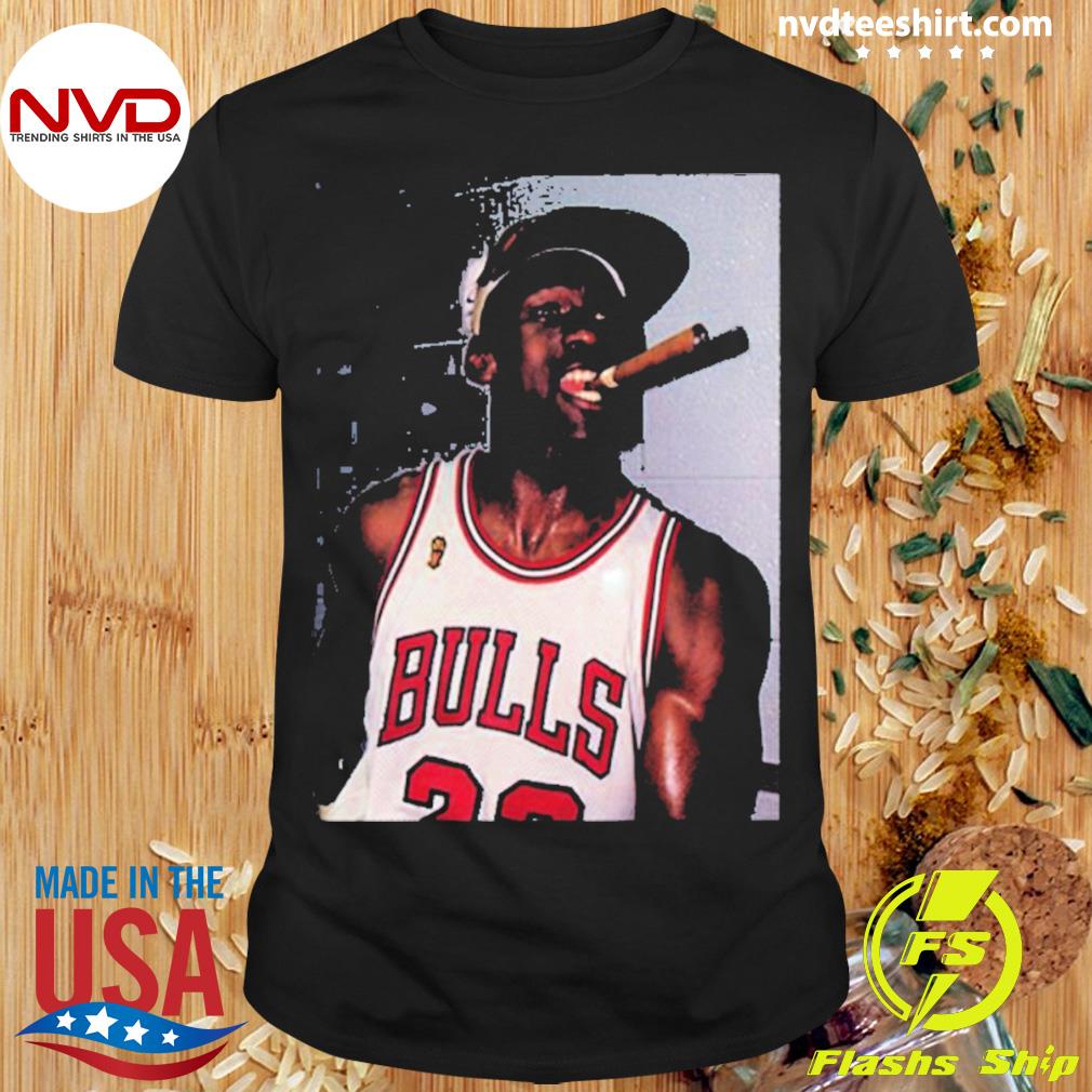 Michael Jordan Smoking Cigar Shirt - Freedomdesign