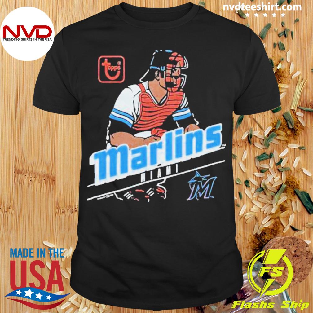 MLB x Topps Miami Marlins shirt, hoodie, sweater, long sleeve and