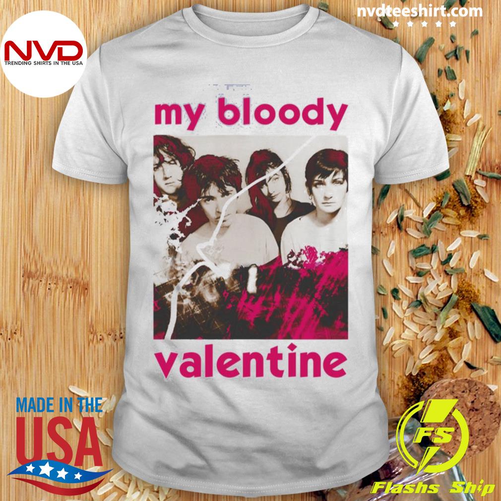 Pink Retro Art My Bloody Valentine Shirt
