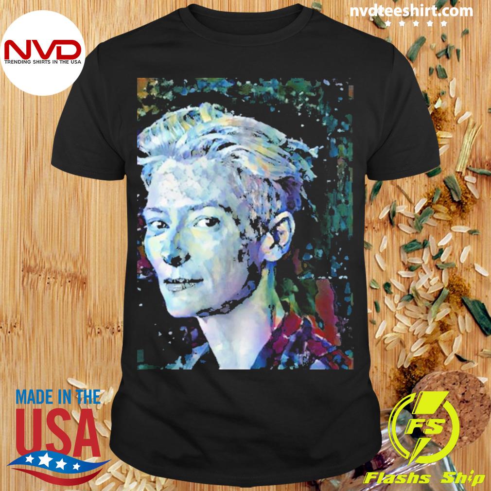 Tilda Swinton Pop Art Portrait Shirt