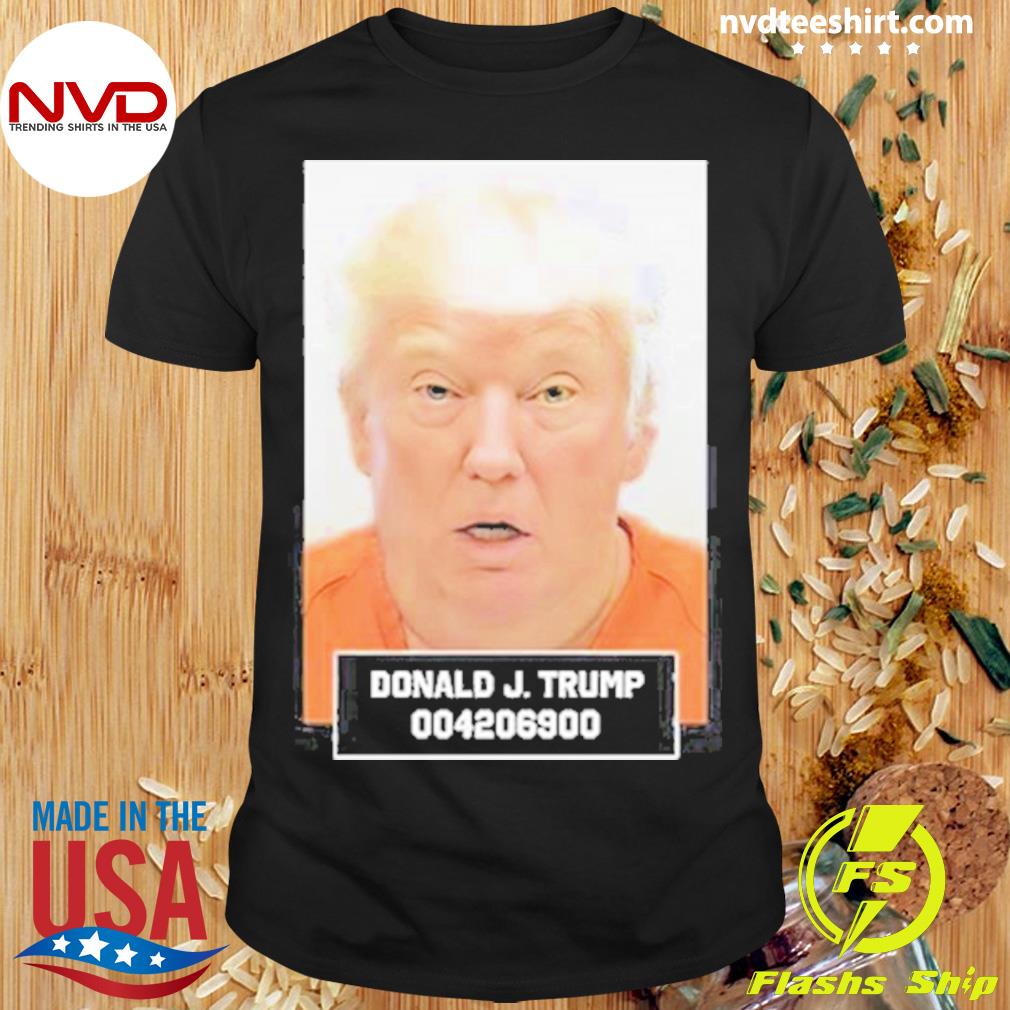 Trashcan Paul Donald J Trump 004206900 Mugshot Champion Shirt