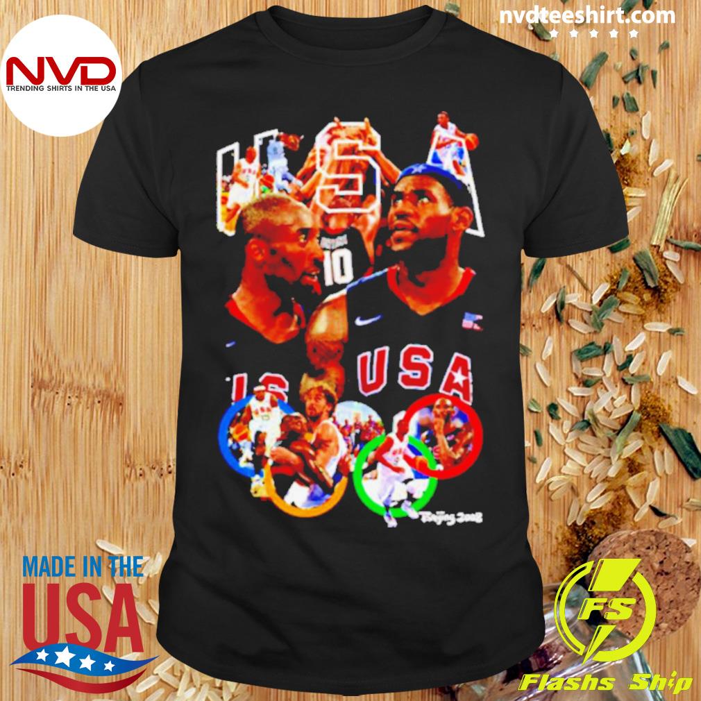 Usa Redeem Team Olympics Retro Basketball Shirt