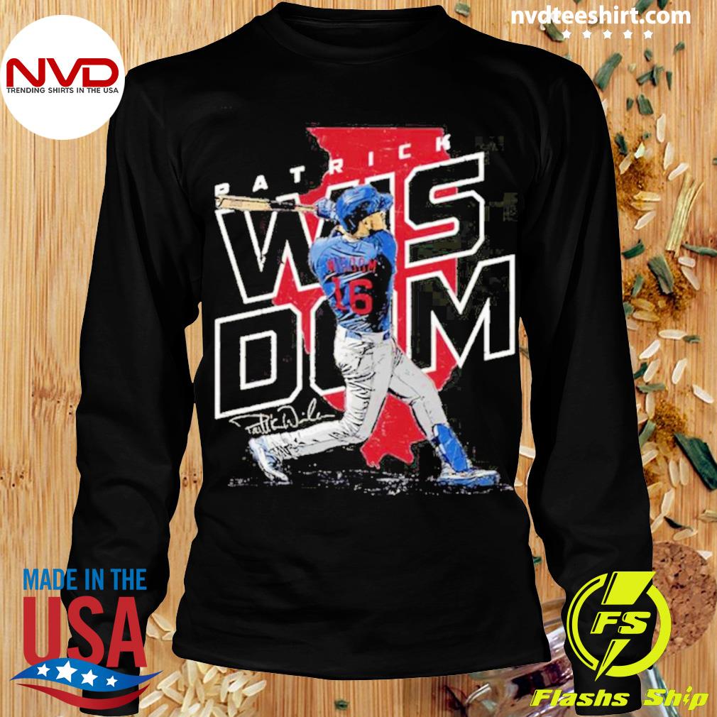 Official Patrick Wisdom Jersey, Patrick Wisdom Shirts, Baseball