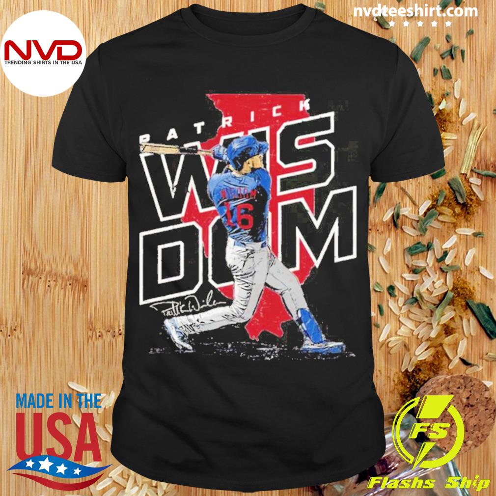 Official Patrick Wisdom Jersey, Patrick Wisdom Shirts, Baseball