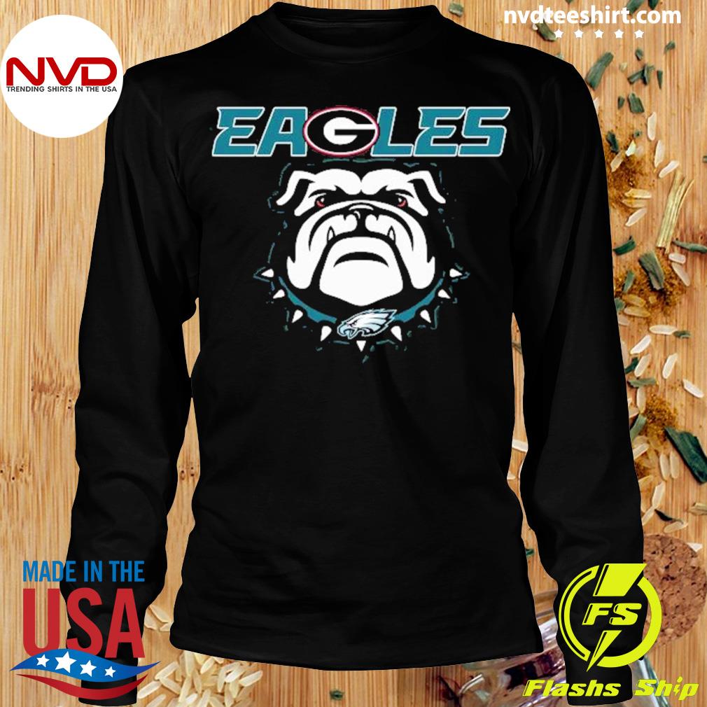 Philadelphia Eagles Georgia Bulldogs Eagles Shirt - Teespix - Store Fashion  LLC