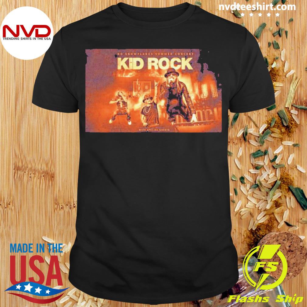 2023 Kid Rock Announces No Snowflakes Summer Arena Concerts Shirt