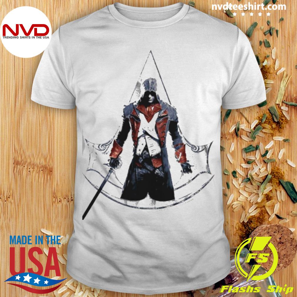 Arno Distressed Logo Assassin’s Creed Unity Shirt