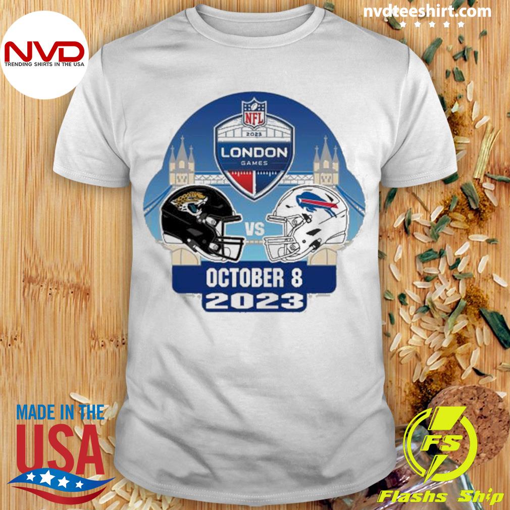 Bills London Game Matchup October 8 2023 Jacksonville Jaguars Vs Buffalo Bills Shirt