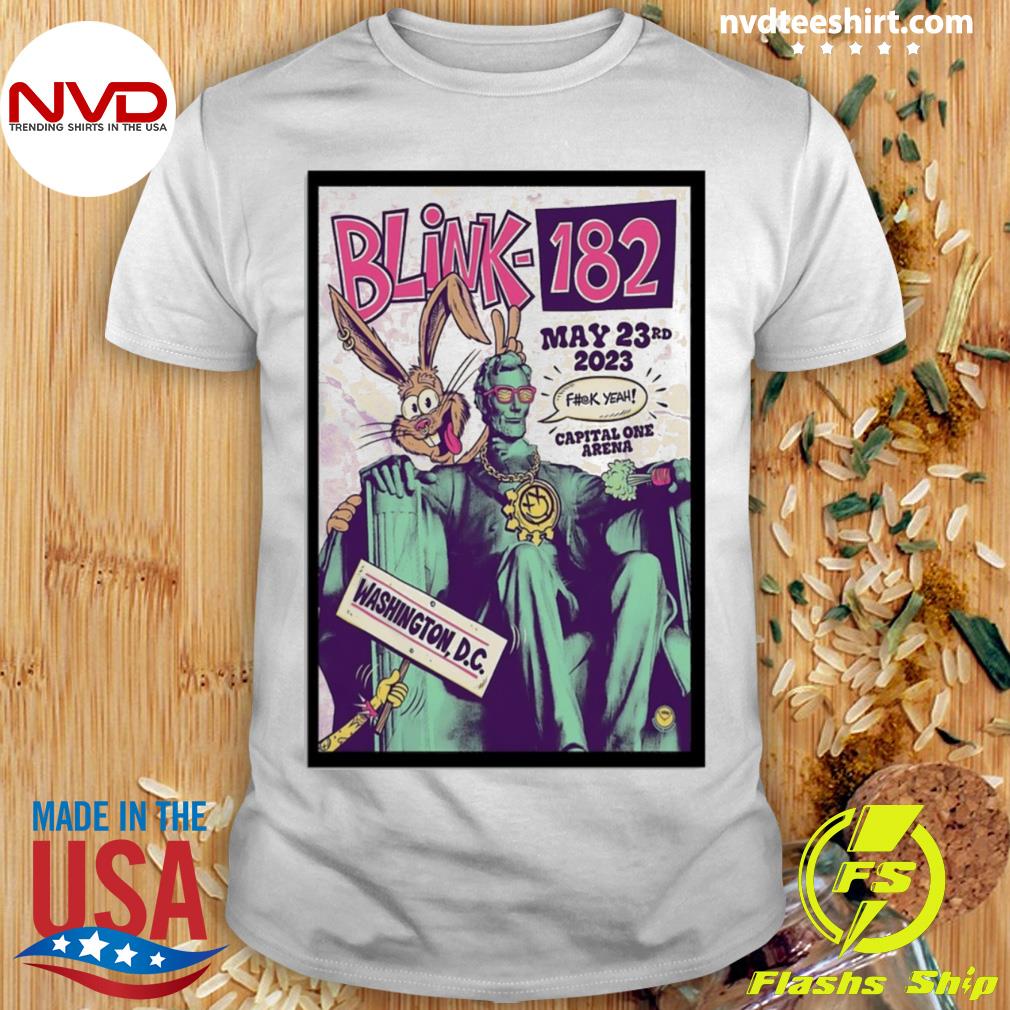 Blink-182 05 23 2023 Capital One Arena Washington D.c Show Shirt