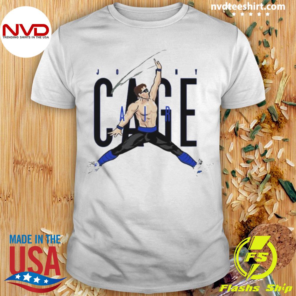 Cage Air Jordan Logo Mortal Kombat Shirt