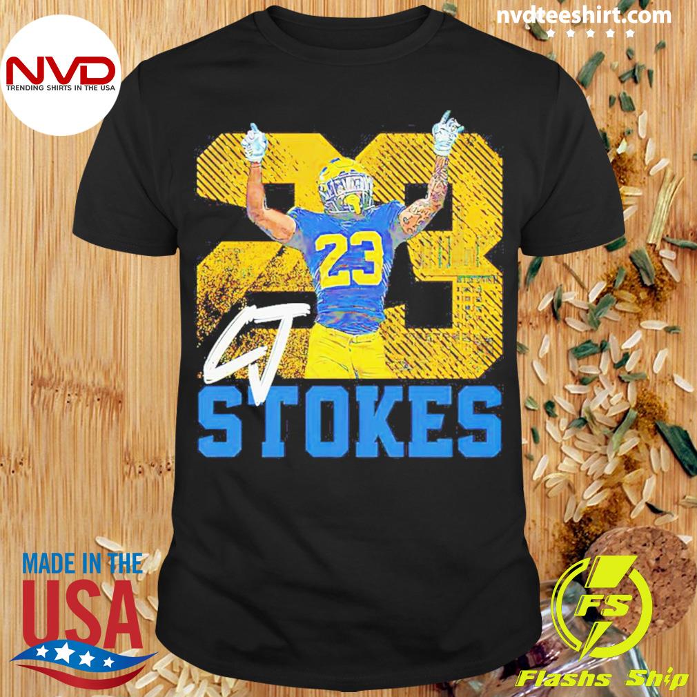 Cj Stokes 23 Michigan Wolverines Gameday Shirt