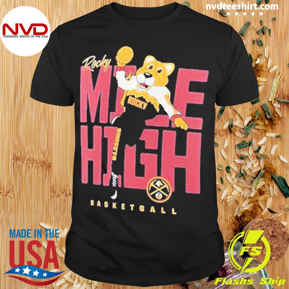 Denver Nuggets Rocky Mile High Team Pride Shirt